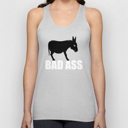 Angry Animals: Bad Ass Donkey Unisex Tank Top