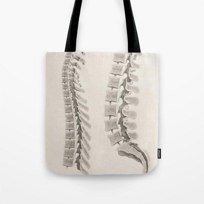 Anatomical Spine Tote Bag