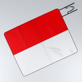 flag of indonesia Picnic Blanket