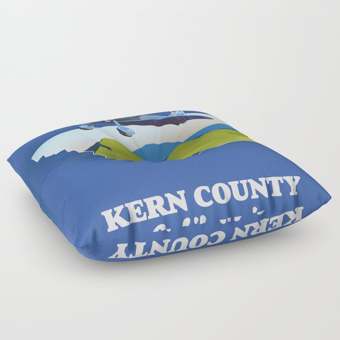 Kern County California Floor Pillow