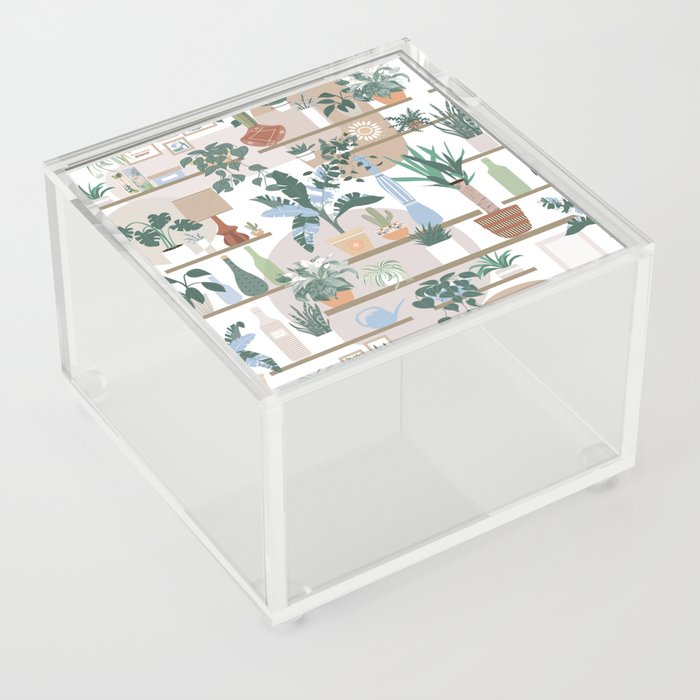 Zen house plants Acrylic Box