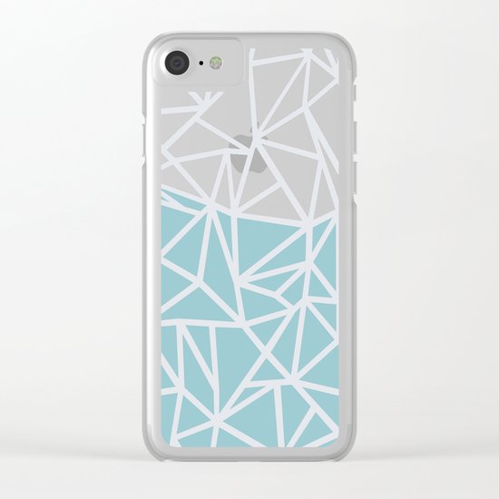 Ab Outline Salt Water Clear iPhone Case
