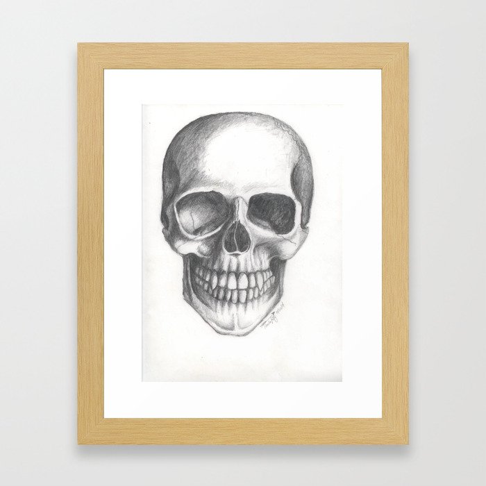 Skully Original Framed Art Print