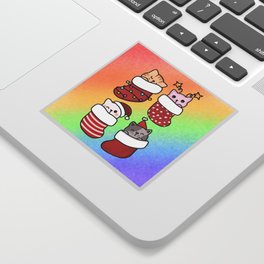 Christmas 2021 Santa Paws  Sticker