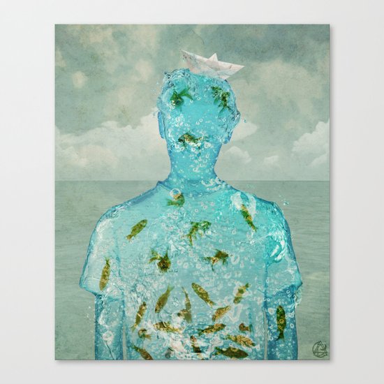 water boy Canvas Print