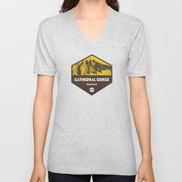 Cathedral Gorge State Park V Neck T Shirt
