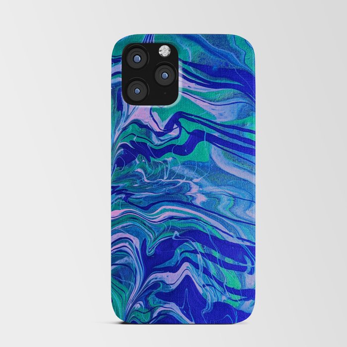 Good to Be Green - Fluid Art iPhone Card Case