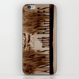 Angles with Bagpipes iPhone Skin