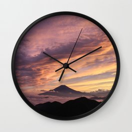 Mount Fuji I Wall Clock