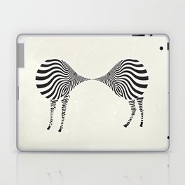 zebra mating Laptop & iPad Skin