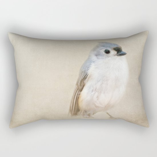 Bird Little Blue Rectangular Pillow