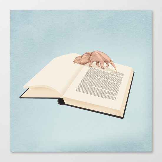 Bookaholic Canvas Print