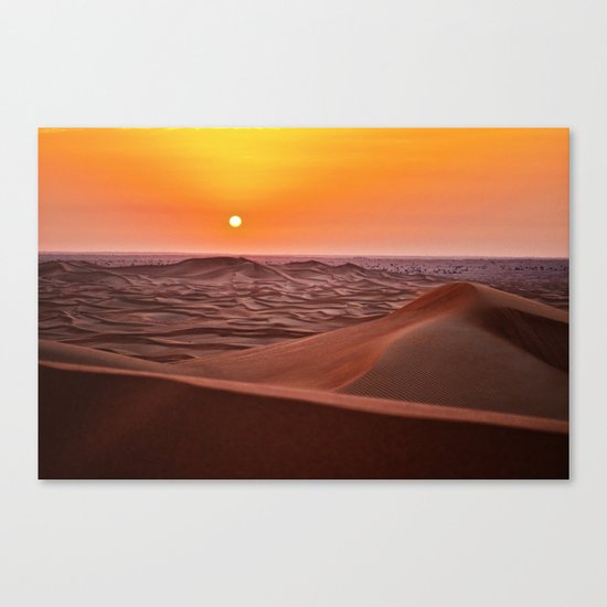 Sun desert 4 Canvas Print