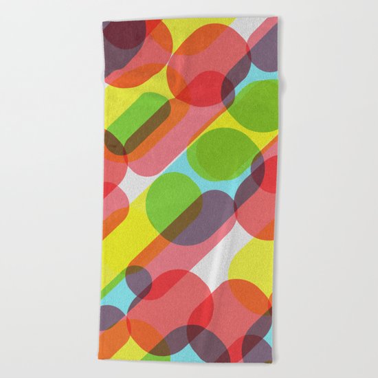 Bubble Burst Pattern Beach Towel