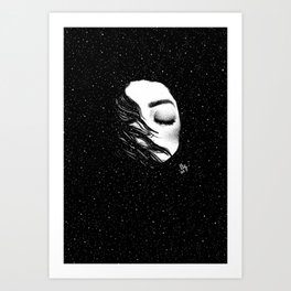 “Enlace “ #6 Art Print | Pattern, Curated, Loness, Nature, Drawing, Art, Black And White, Illustration, Cosmic, Ink Pen 