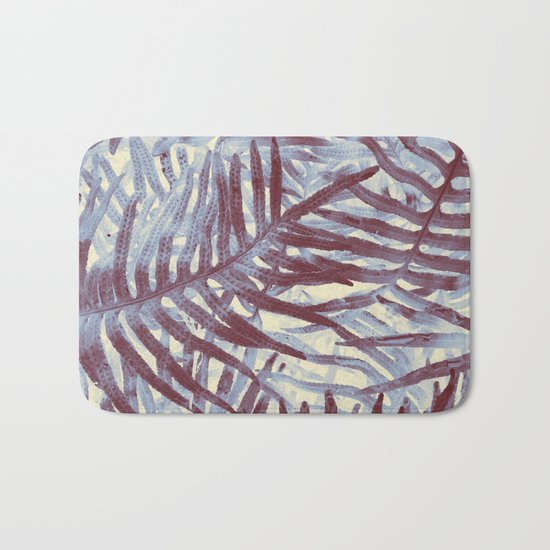 Scanned Ferns Bath Mat