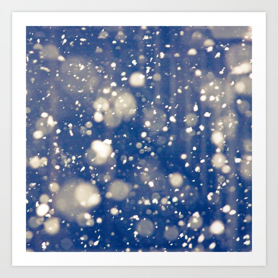 Snow Art Print