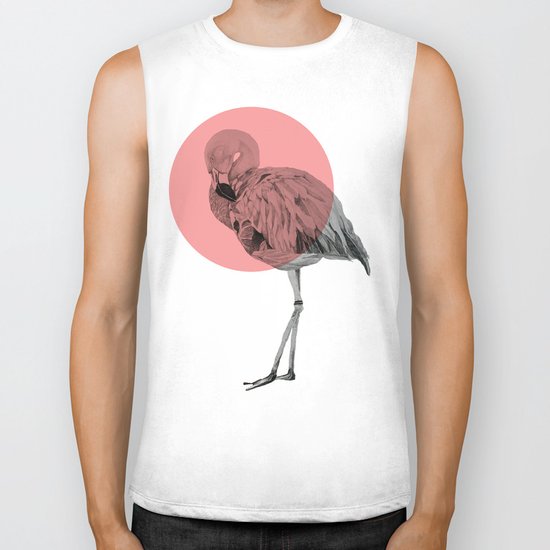 flamingo Biker Tank