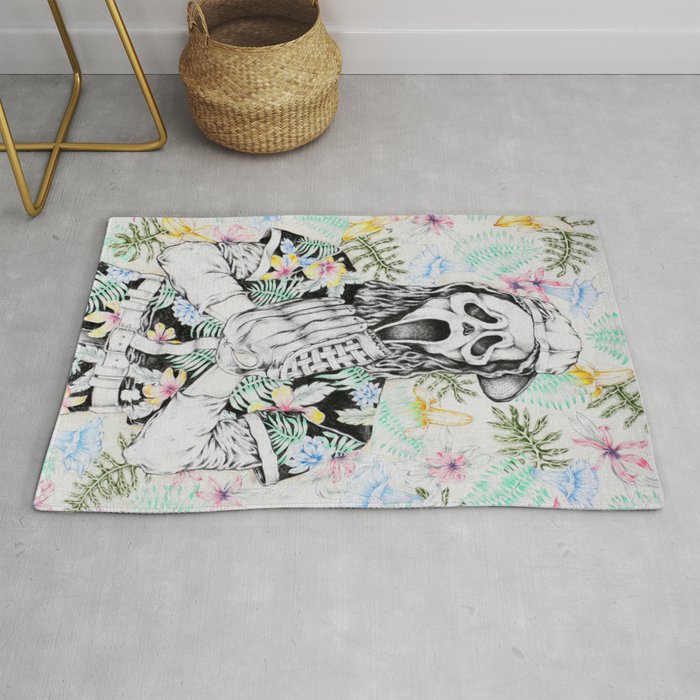 Ghost Face Pitcher Rug