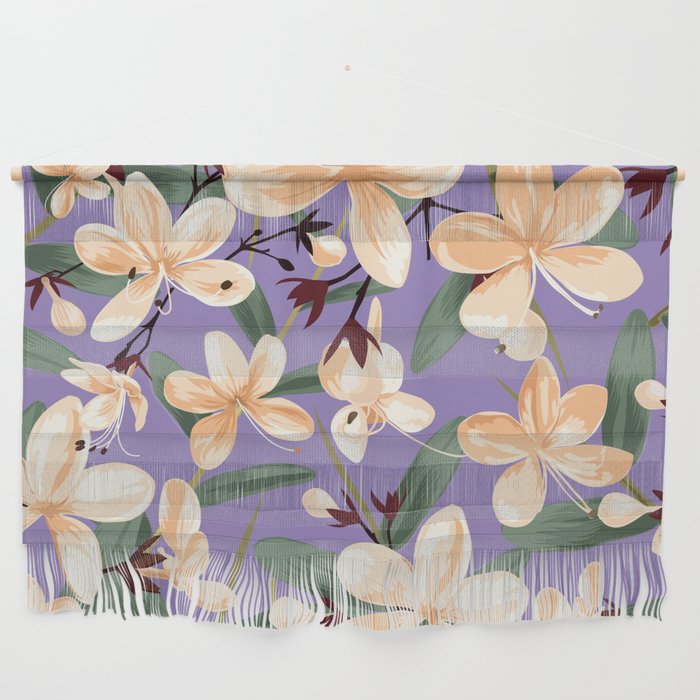 Pink Flowers Wall Hanging