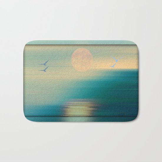 Tranquil Waters - Painterly Bath Mat