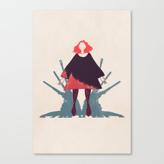Artillery - Colour Canvas Print