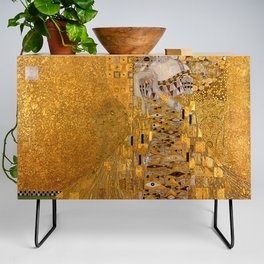 The Woman In Gold Bloch-Bauer I by Gustav Klimt Credenza