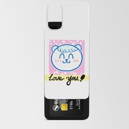 The daily mood Words of the round ball bear 2 - Love you Android Card Case