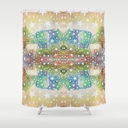 Singing Horse  with Stars, From Raise Every Voice and Sing Shower Curtain