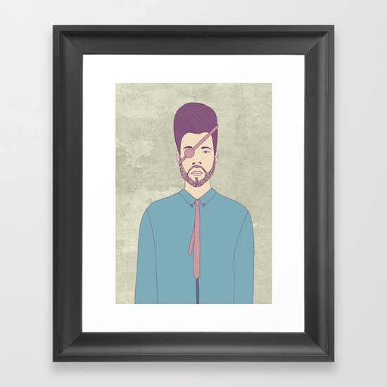 Captain Andrew Framed Art Print