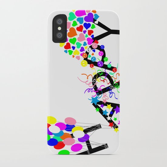 Just Happy iPhone Case