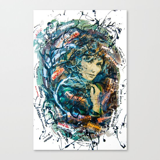 the woman's face #2 Canvas Print