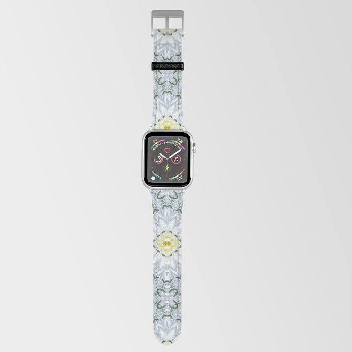 Lemon and Grey Medallions 1 Apple Watch Band