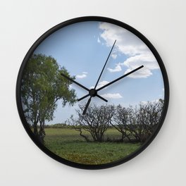 Green drove Wall Clock | Countryside, Photo, Yellowwater, Sky, Nature, Plant, Cumulus, Australia, Horizon, Tree 