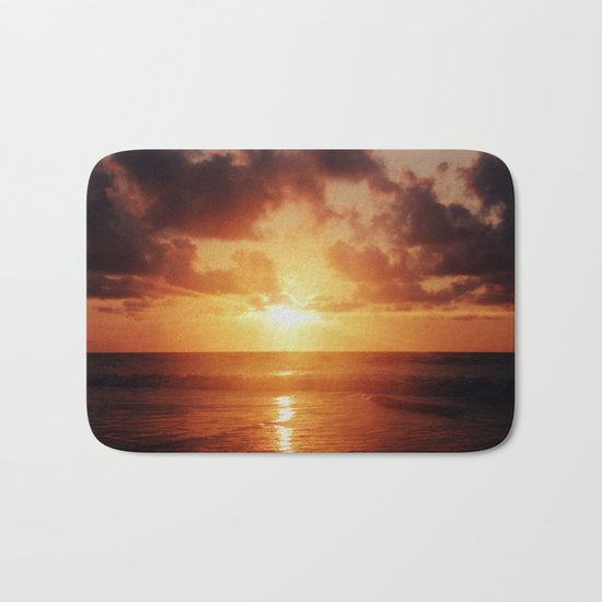 Sunrise over the Ocean Bath Mat