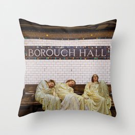 Dreamers in Borough Hall Throw Pillow