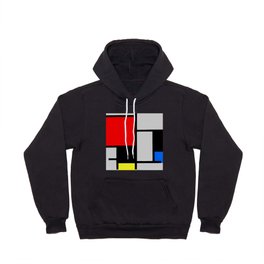 Piet Mondrian (Dutch, 1872-1944) - COMPOSITION WITH LARGE RED PLANE, BLACK, BLUE, YELLOW AND GRAY - Date: 1921 - Style: De Stijl (Neoplasticism), Abstract, Geometric Abstraction - Oil on canvas - Digitally Enhanced Version (2000dpi) - Hoody