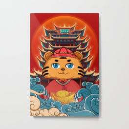 2022 China Spring festival tiger year III Metal Print