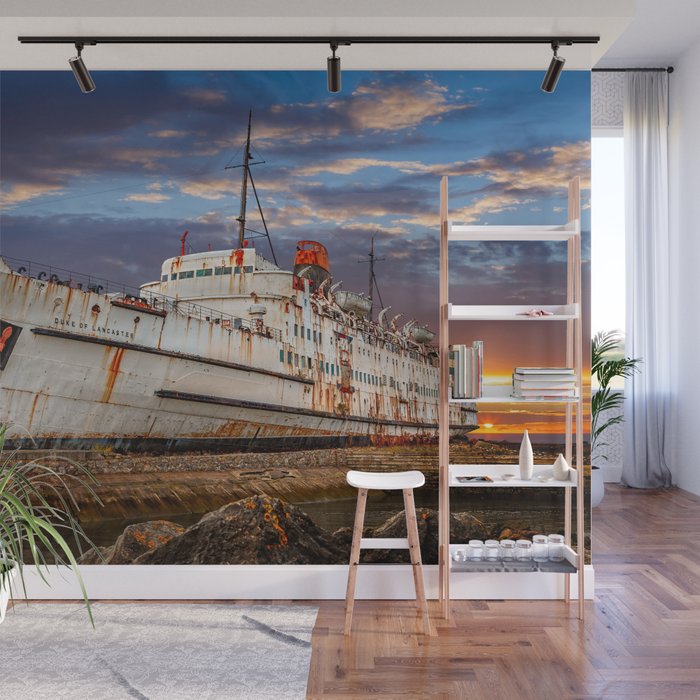 Duke Of Lancaster Sunset Wall Mural By Adrianevans