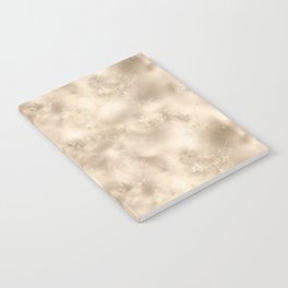 Glam Soft Gold Metallic Texture Notebook