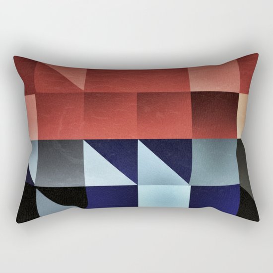 :: geometric maze IX :: Rectangular Pillow