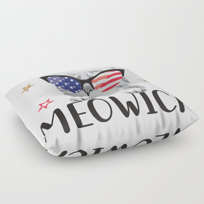 Meowica Independence Day Cat Floor Pillow