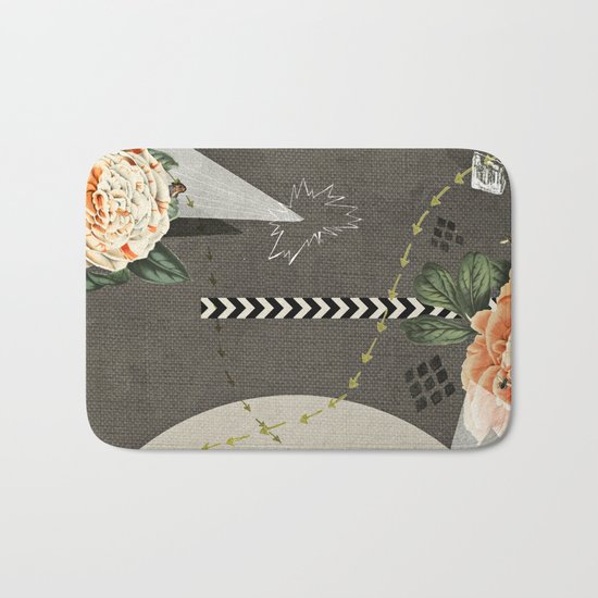 rose red Bath Mat