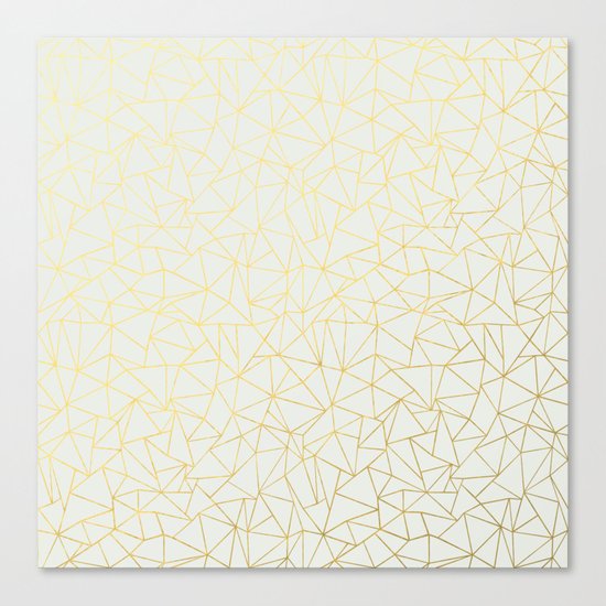 Geo Gold Canvas Print