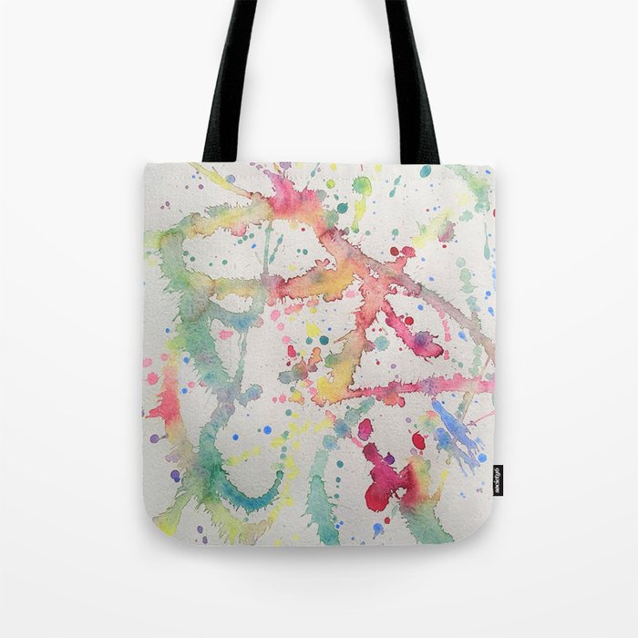 Abstract bright splashes #2 Tote Bag