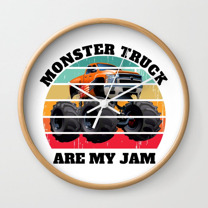 Monster Truck Wall Clock