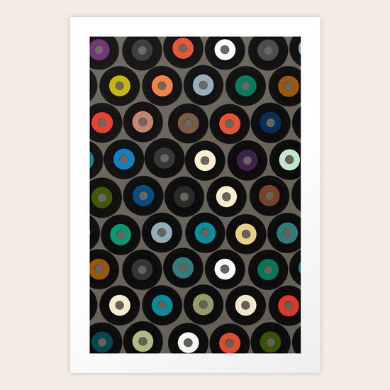 VINYL metal Art Print by Sharon Turner | Society6