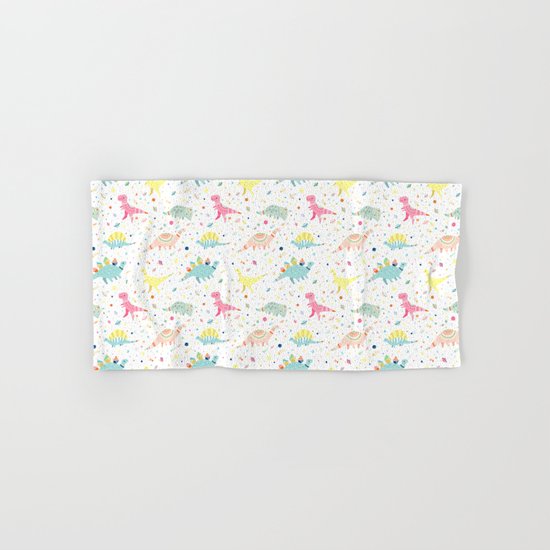 Dinosaur Pattern Hand & Bath Towel