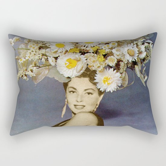 Floral Fashions Rectangular Pillow