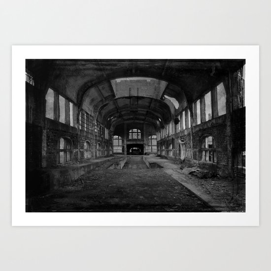 Abandoned mine Art Print